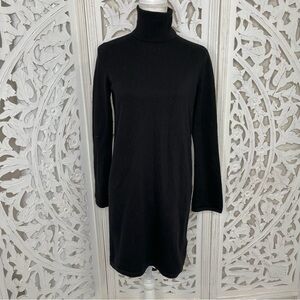 Polo Ralph Lauren Black Merino Wool Knit Dress
